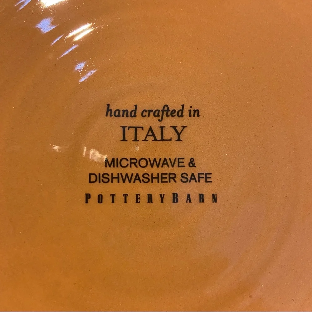 Pottery Barn Roster Plate
